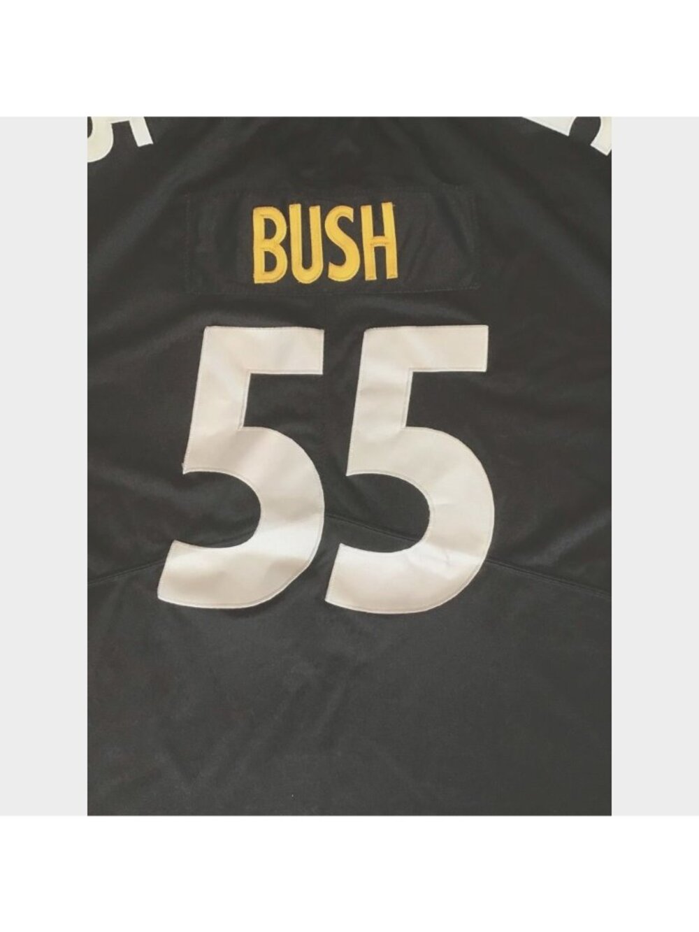 Devin Bush Pittsburgh Steelers Nike Men XXL Jersey Black Football-Nfl Sewn Logo - Picture 3 of 5